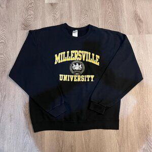 Millersville University Jerzees Crewneck Pullover Size Large